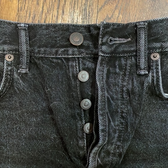 ACNE STUDIOS high waist black denim shorts | never worn | no tags - Picture 5 of 6